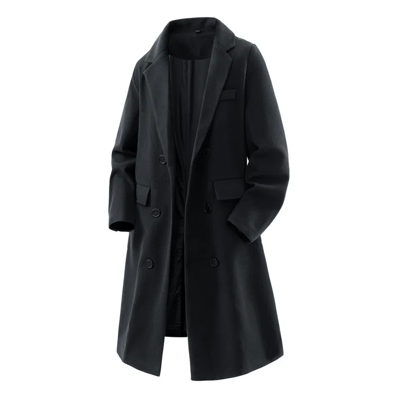 zomuros Classic Double-Breasted Coat