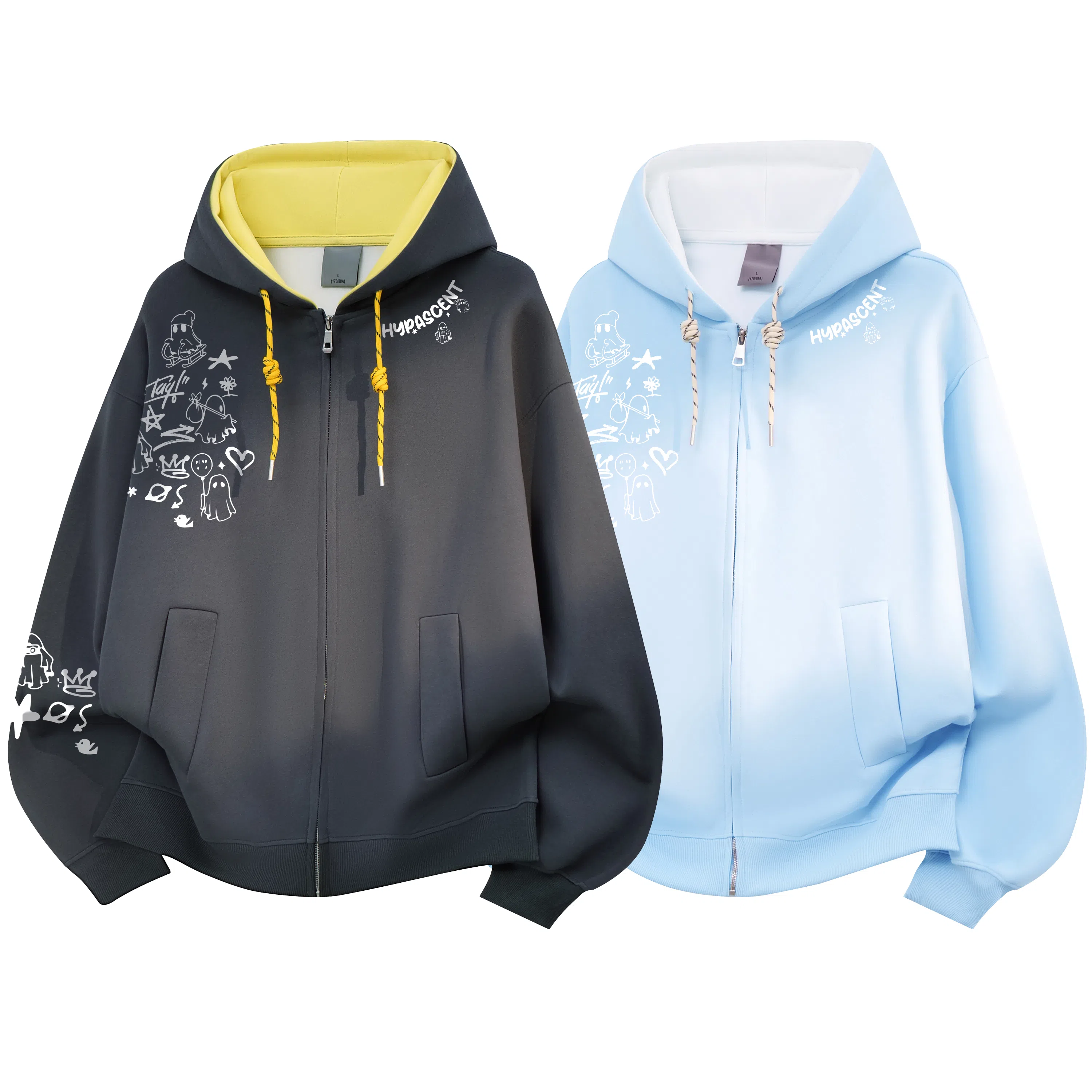 HYPASCENT Graffiti Hoodie Set