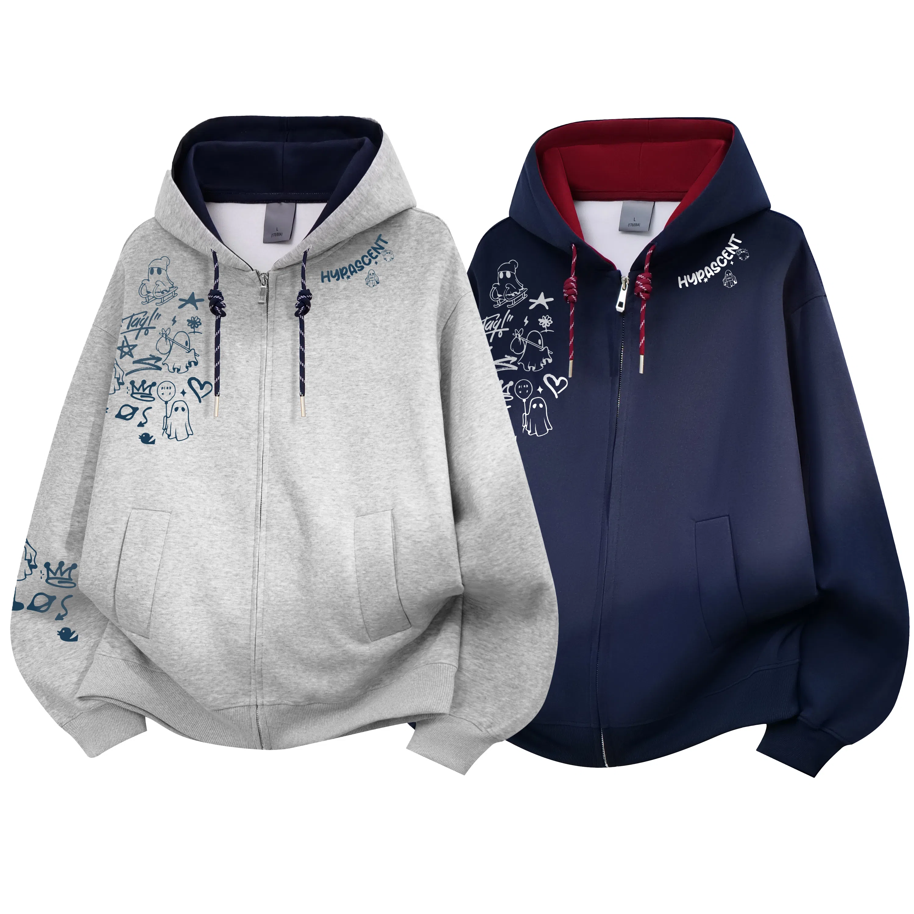HYPASCENT Graffiti Hoodie Set