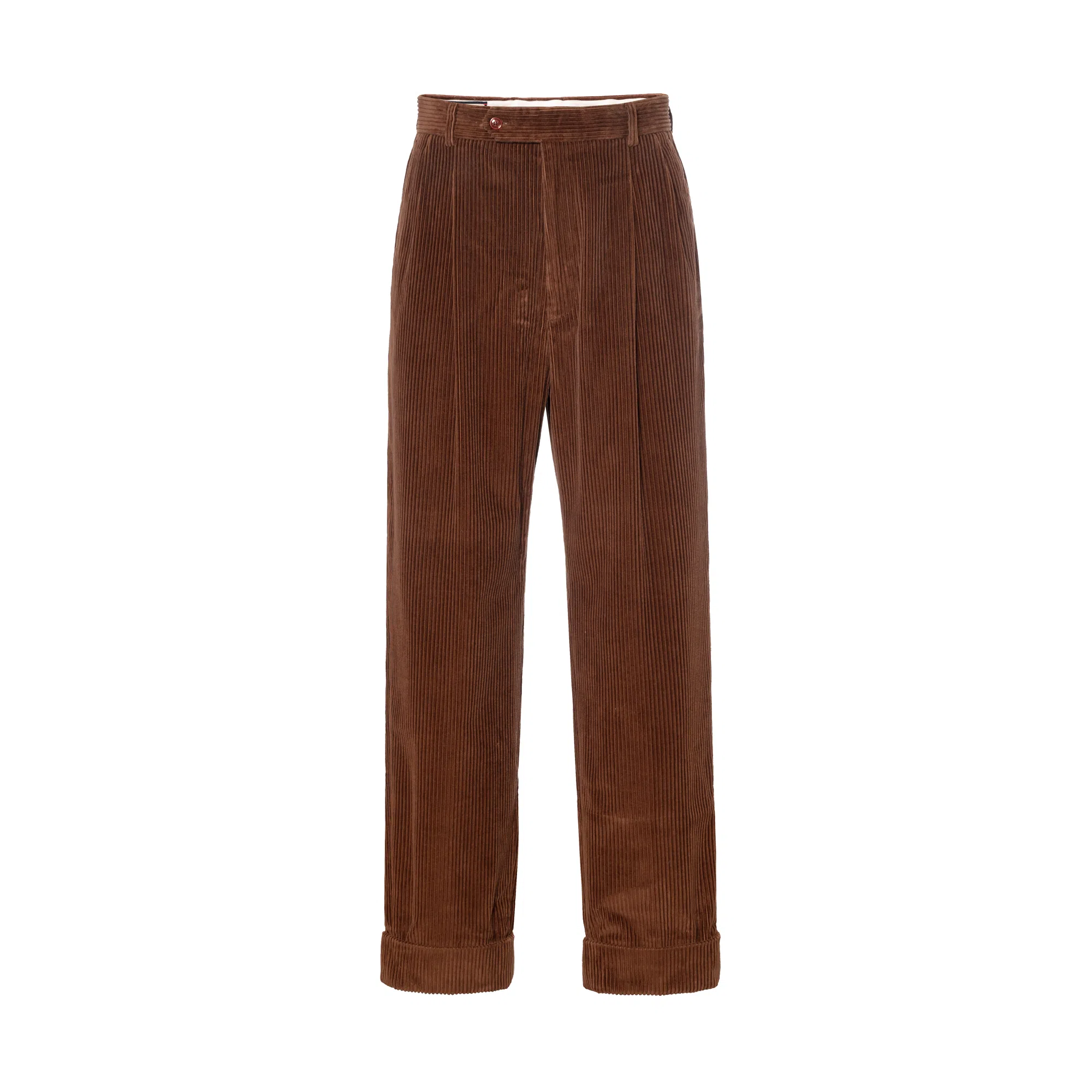 Gucci SS22 Corduroy Trousers Brown