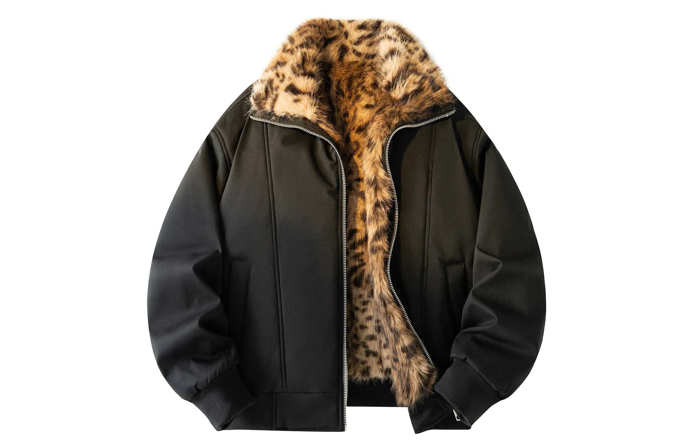 PAEFA Reversible Leopard Print Jacket
