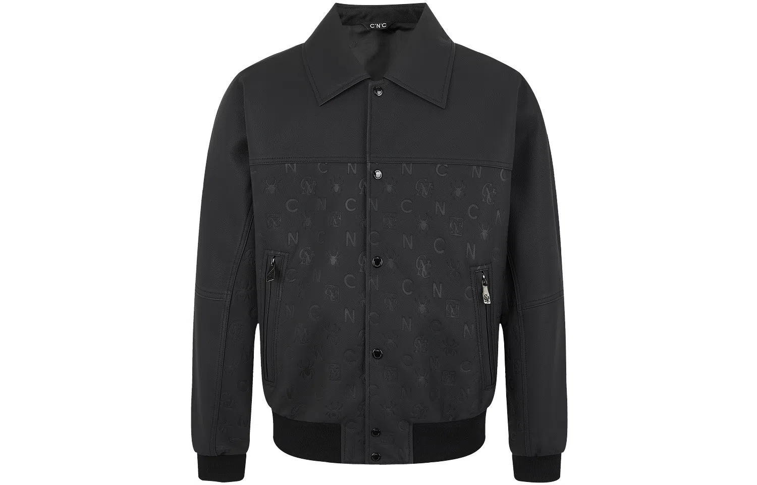 C'N'C Leather Jacket Black