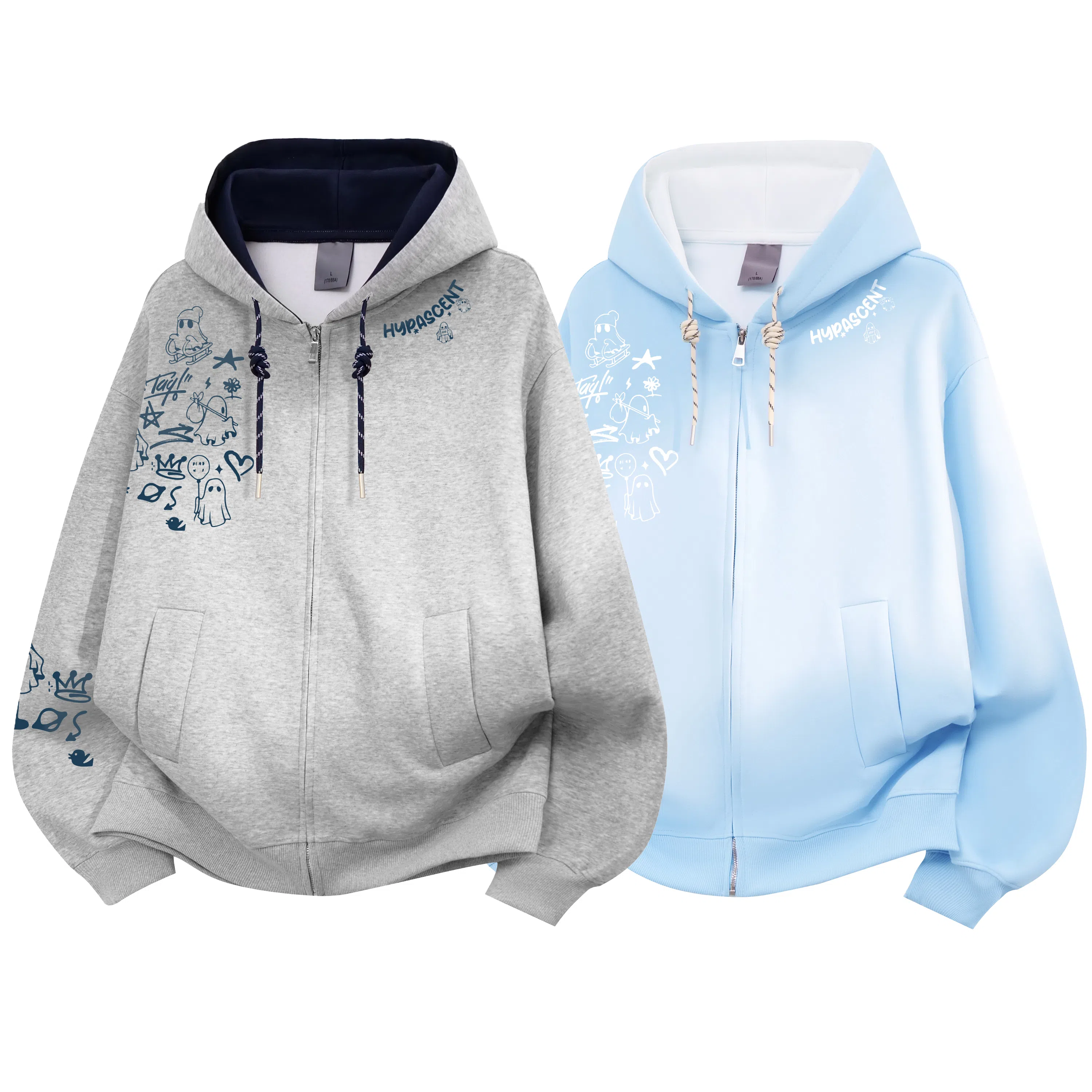 HYPASCENT Graffiti Hoodie Set