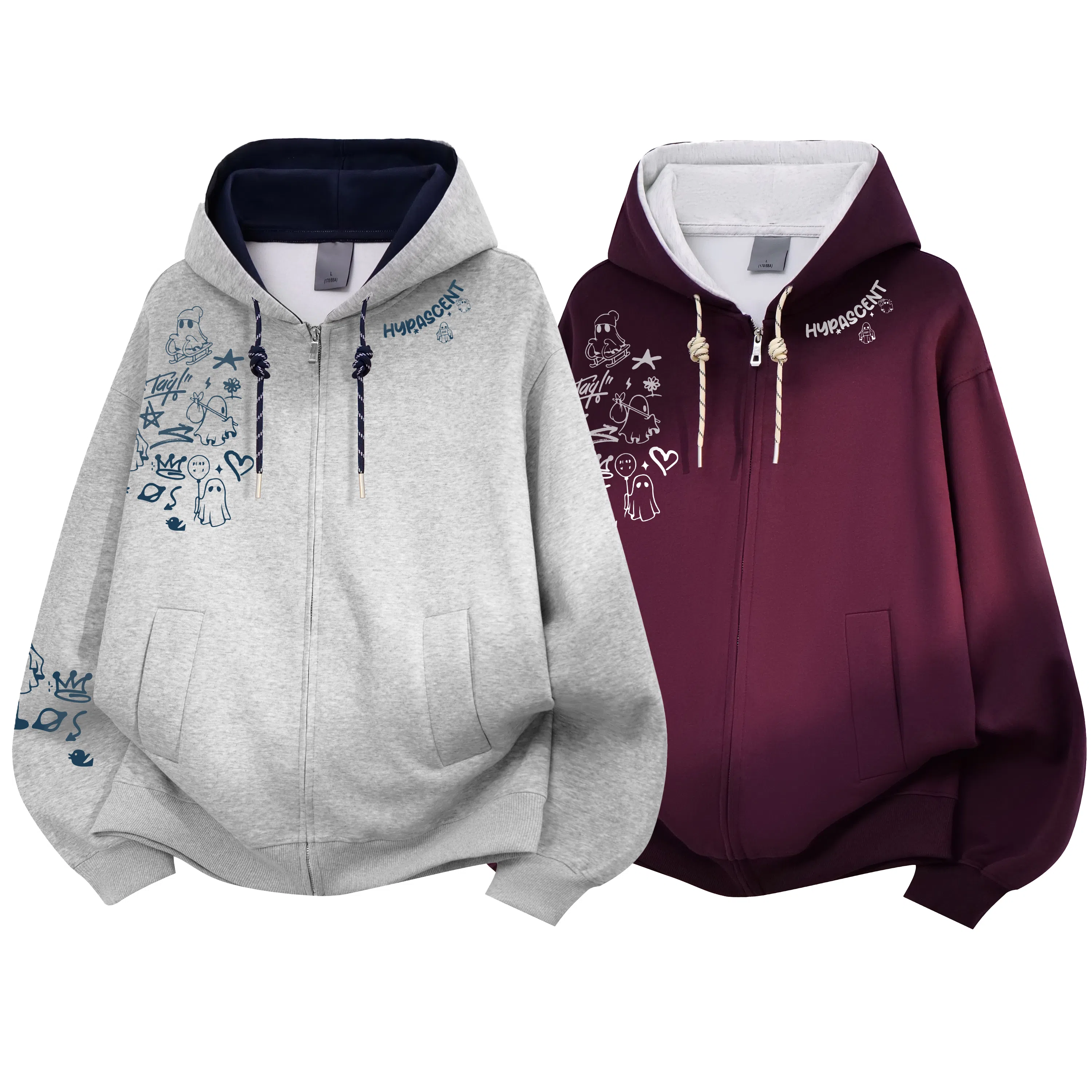 HYPASCENT Graffiti Hoodie Set