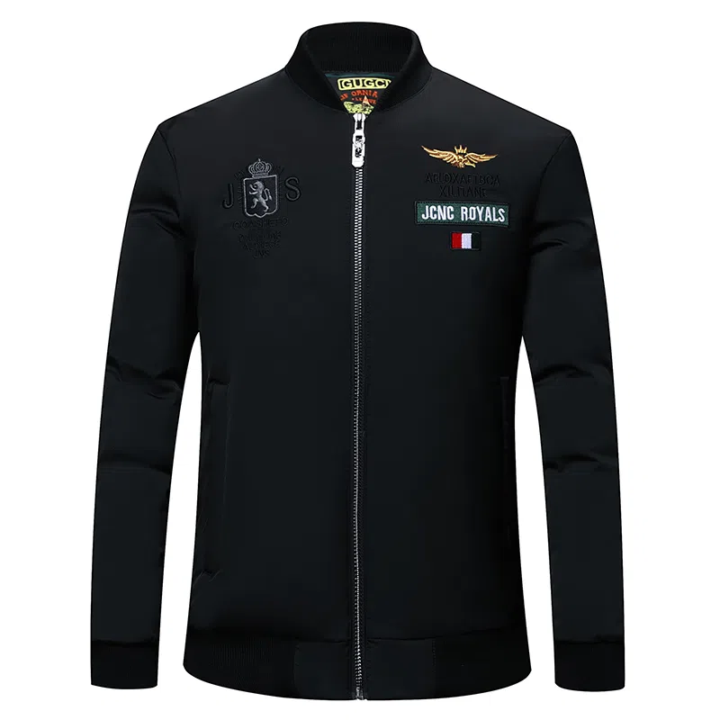 Prince Dragon Warm Baseball Collar Cotton Jacket