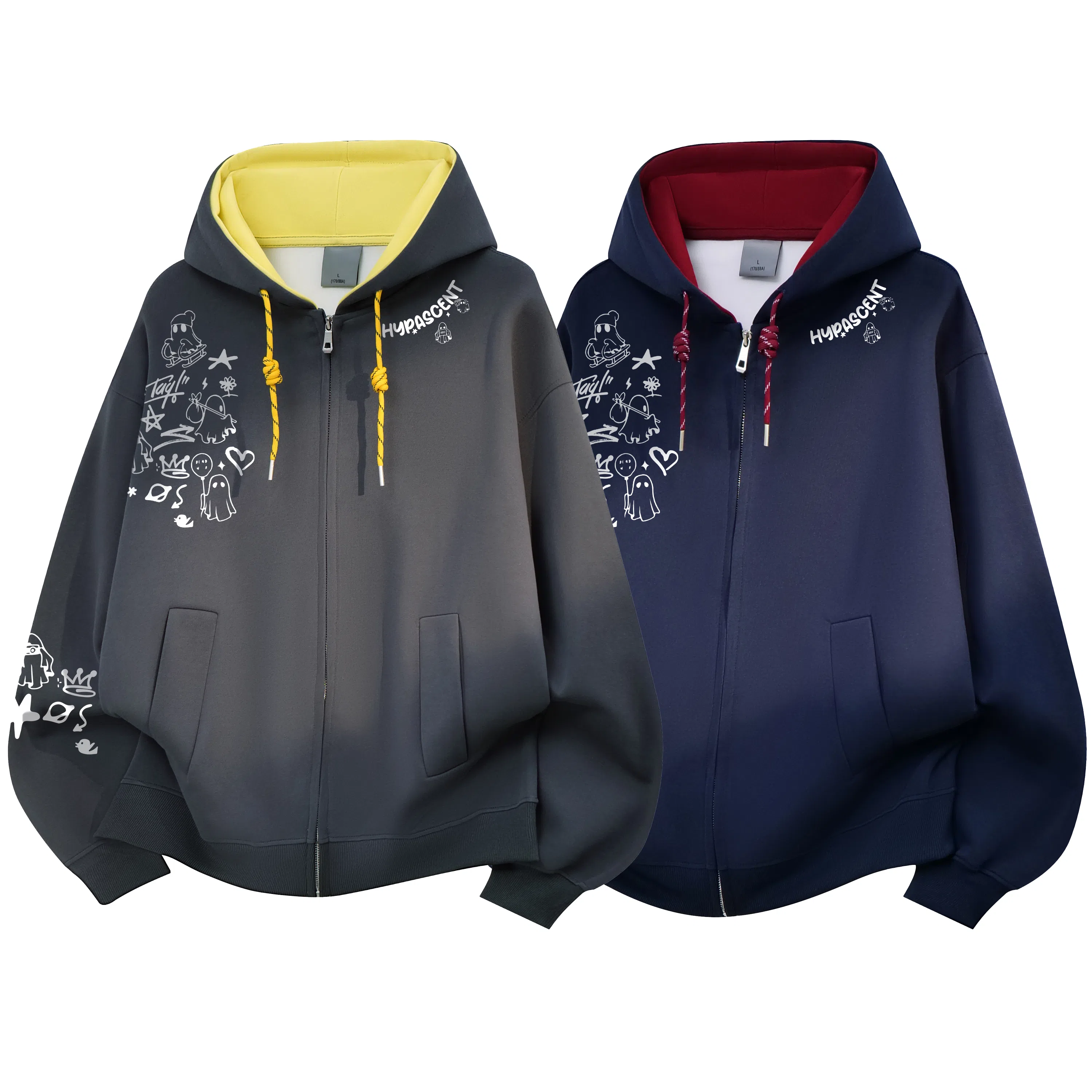 HYPASCENT Graffiti Hoodie Set