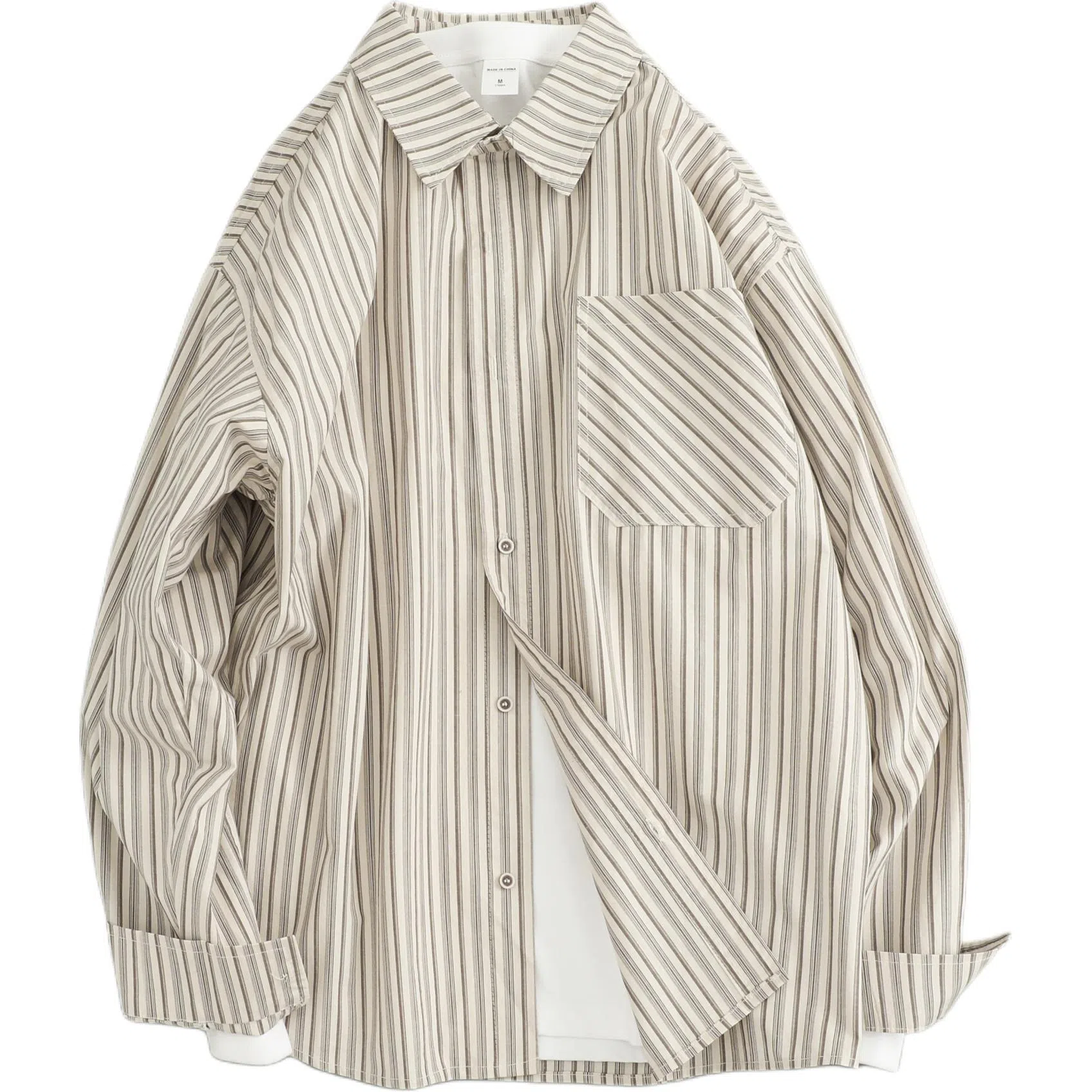 Gongnu Casual Striped Shirt
