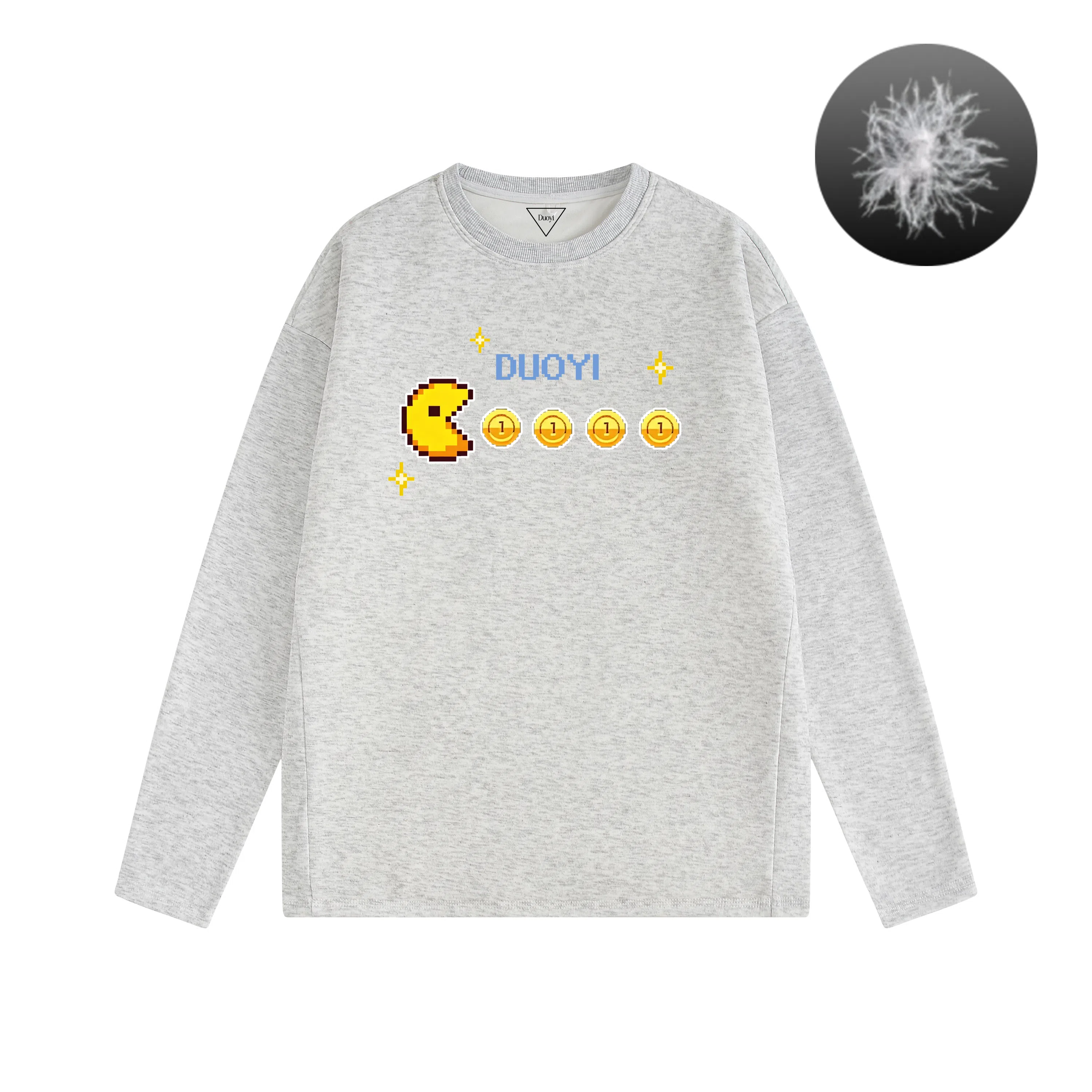Duoyi 90 White Duck Down Long Sleeve T-Shirt