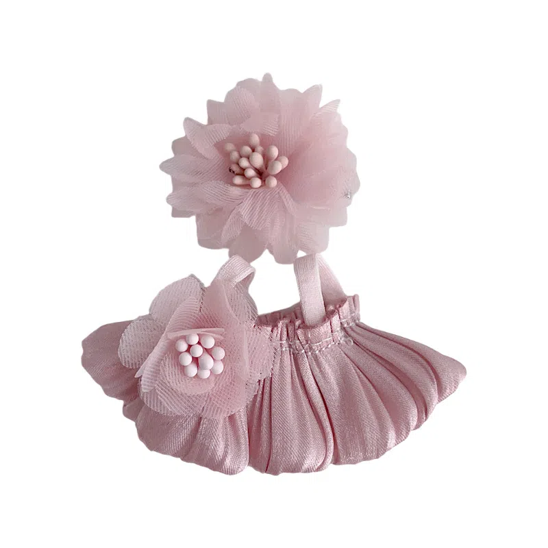 图米鱼 流光裙 迷你粉紫白心底密码 娃衣着替