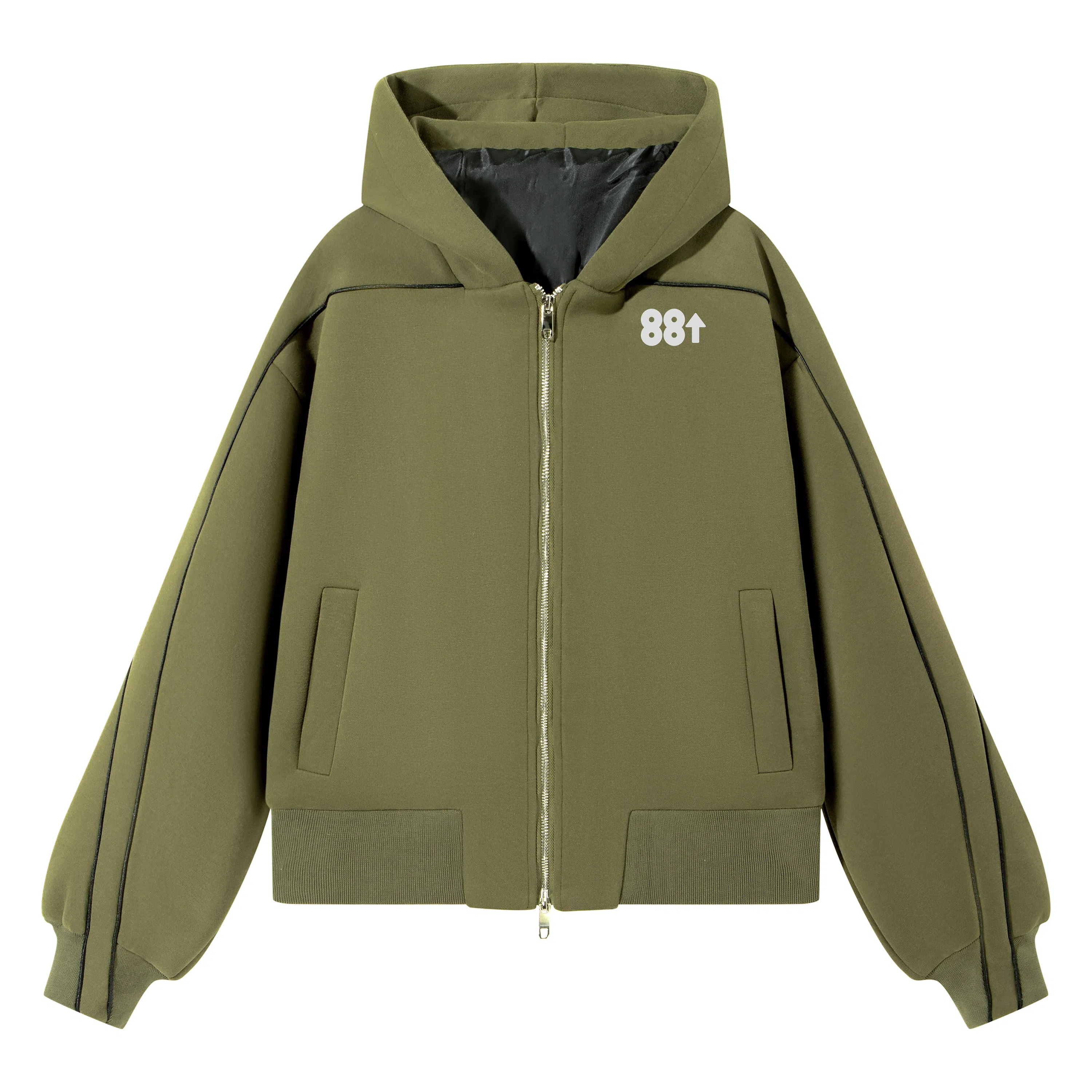 88rising Retro Striped Logo Sweatshirt