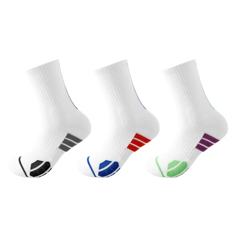 莫代尔 专业实战运动长袜毛巾底防滑减震透气耐磨篮球袜 男款