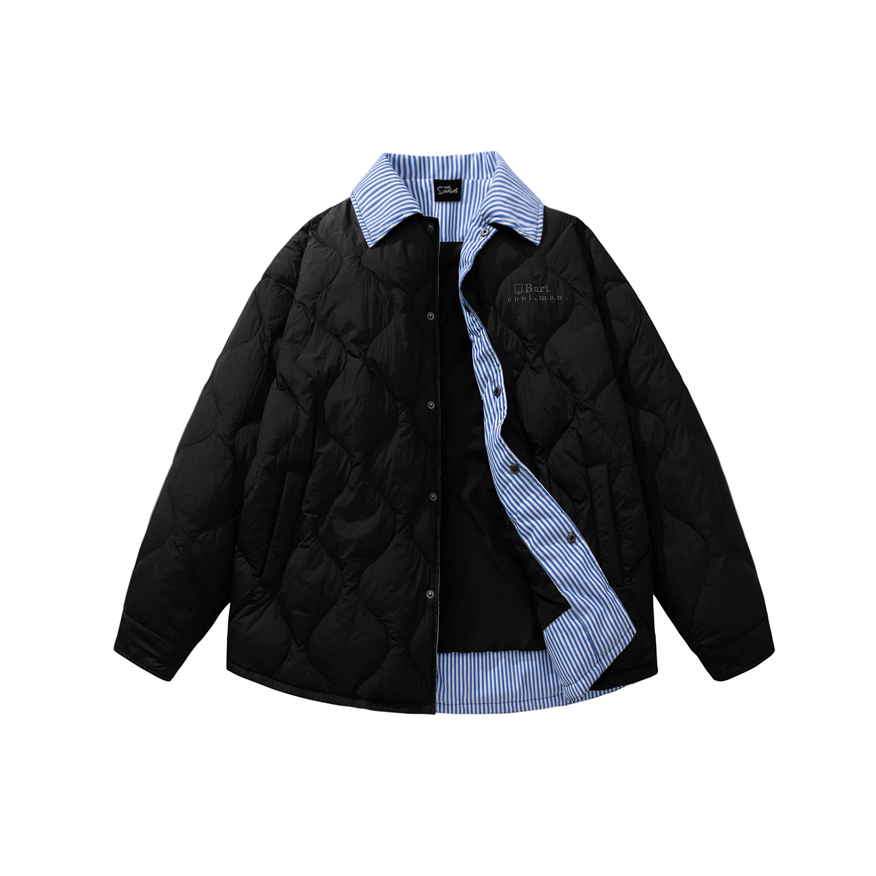 The Simpsons College Stripe Down Jacket