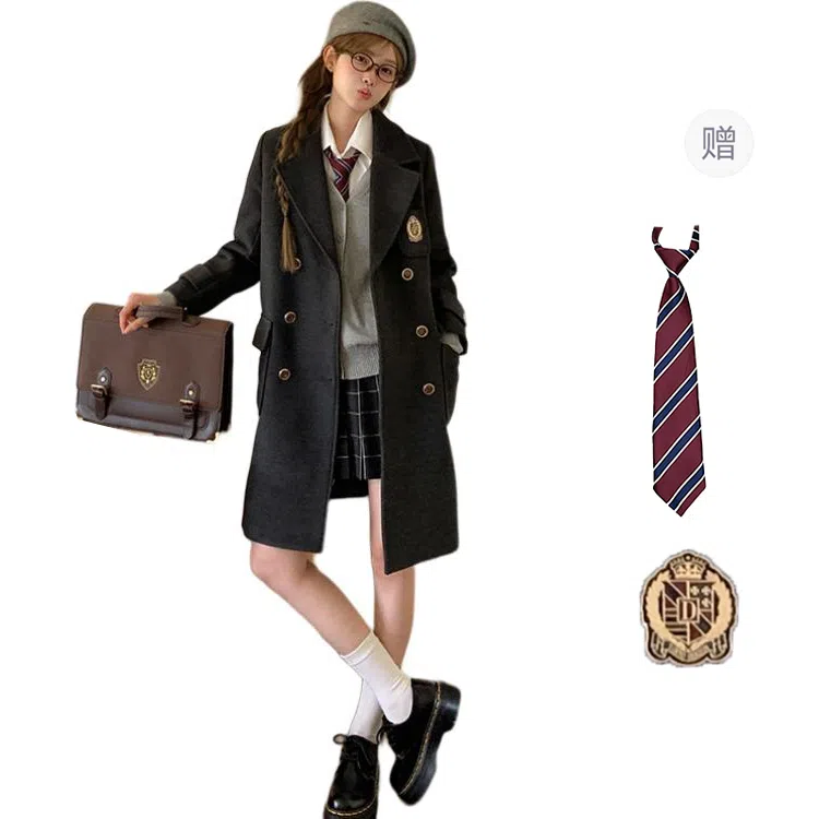 东鲸岁时记 气质优雅长袖上衣百搭气质裙子裙装套装 女款