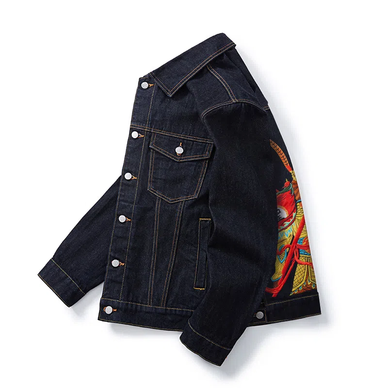 IL SARTO Qi Tian Da Sheng Embroidered Denim Jacket