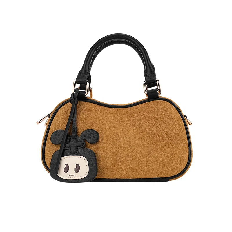 稻草人 琥珀流光系复古风百搭少时尚满印通勤小拎包 织物 手提包 常规 女款 多色