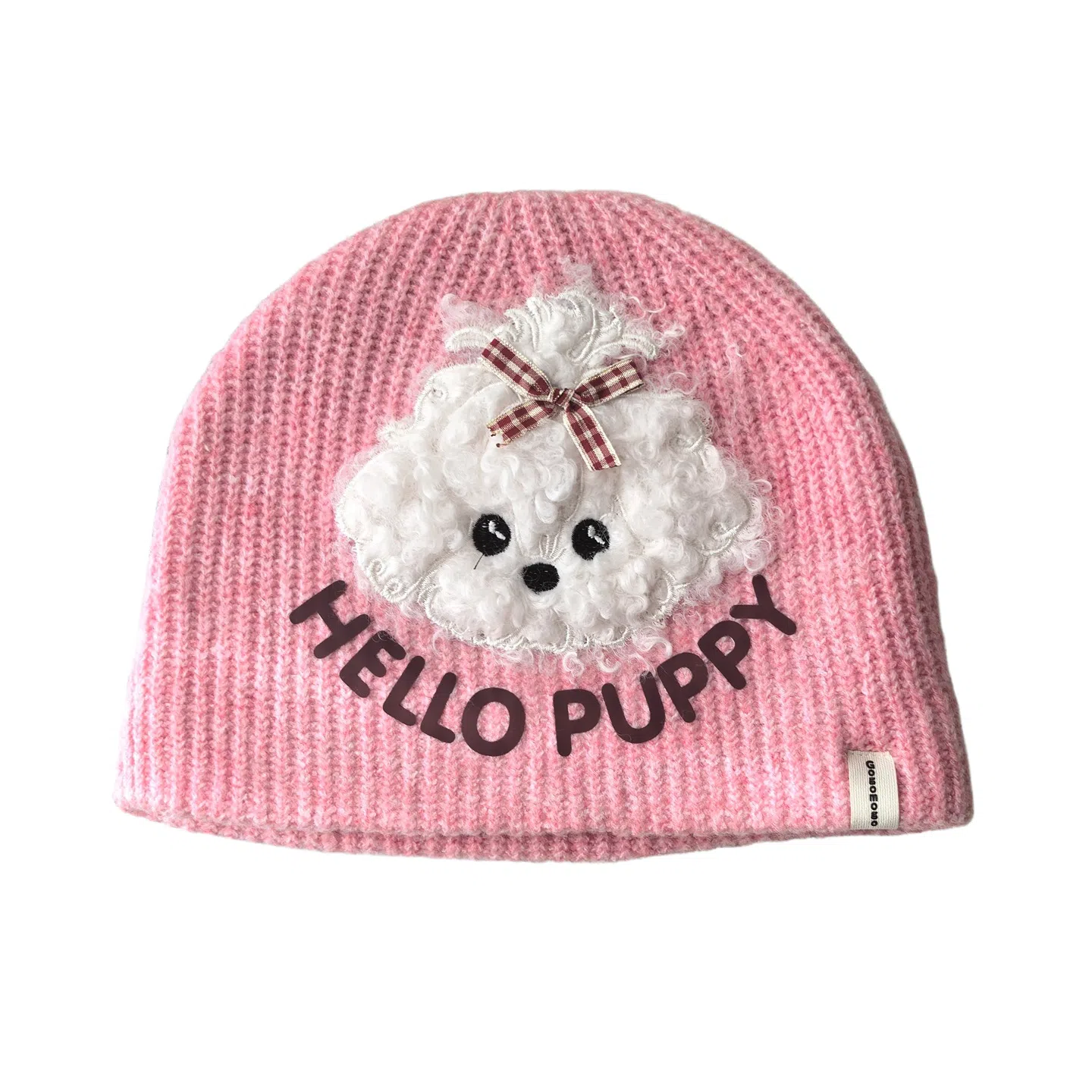 DZP Cute Plush Dog Knit Hat