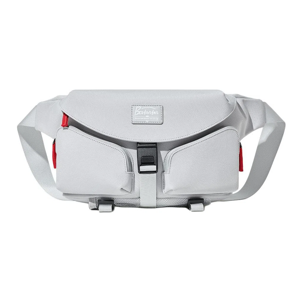 波斯丹顿 轻便多功能设计 织物 斜挎腰包 男女同款情侣款 多色