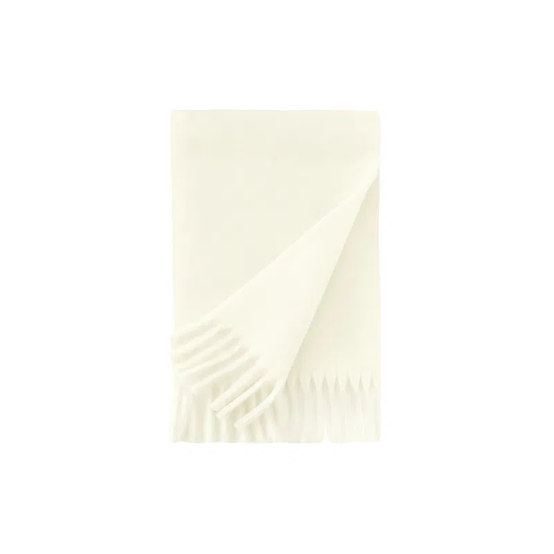 北极绒 韩版纯色百搭高级感软糯两用保暖防寒 聚酯纤维 绒线围巾 男女同款情侣款