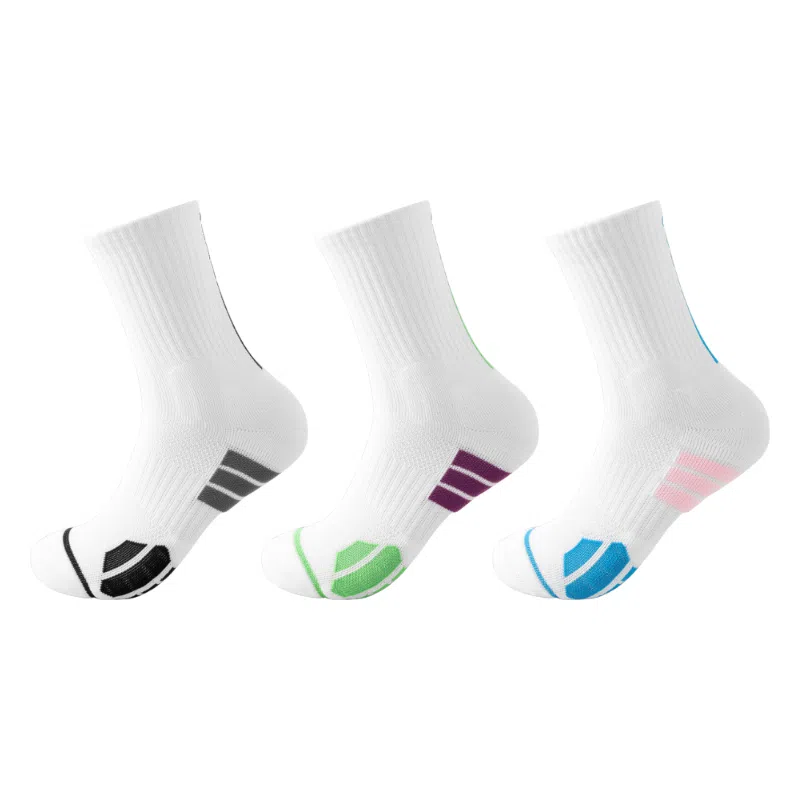 莫代尔 专业实战运动长袜毛巾底防滑减震透气耐磨篮球袜 男款