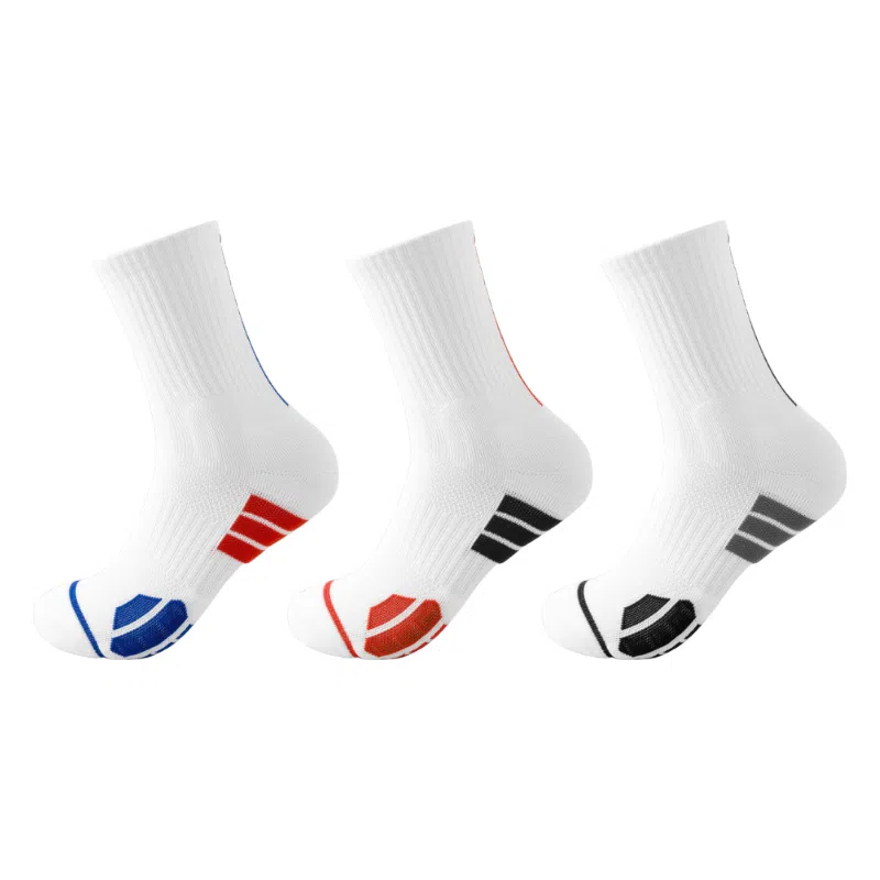 莫代尔 专业实战运动长袜毛巾底防滑减震透气耐磨篮球袜 男款