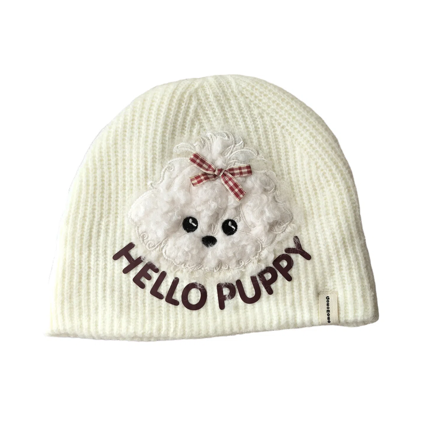 DZP Cute Plush Dog Knit Hat