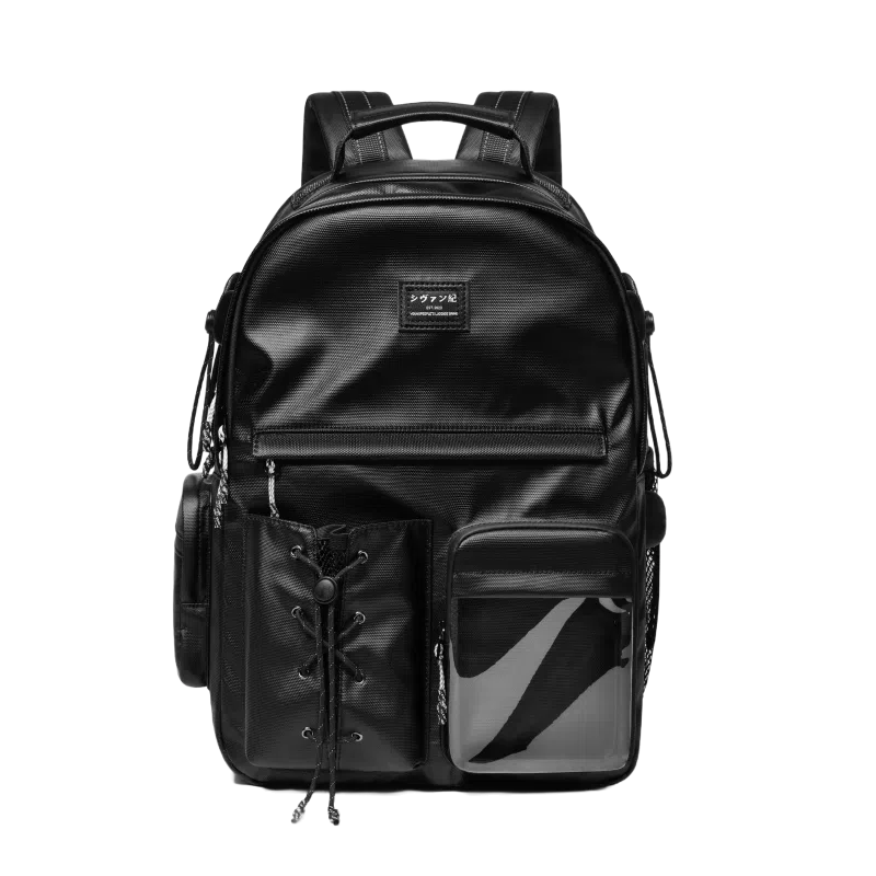 CHAOFANJI Backpack Black/White