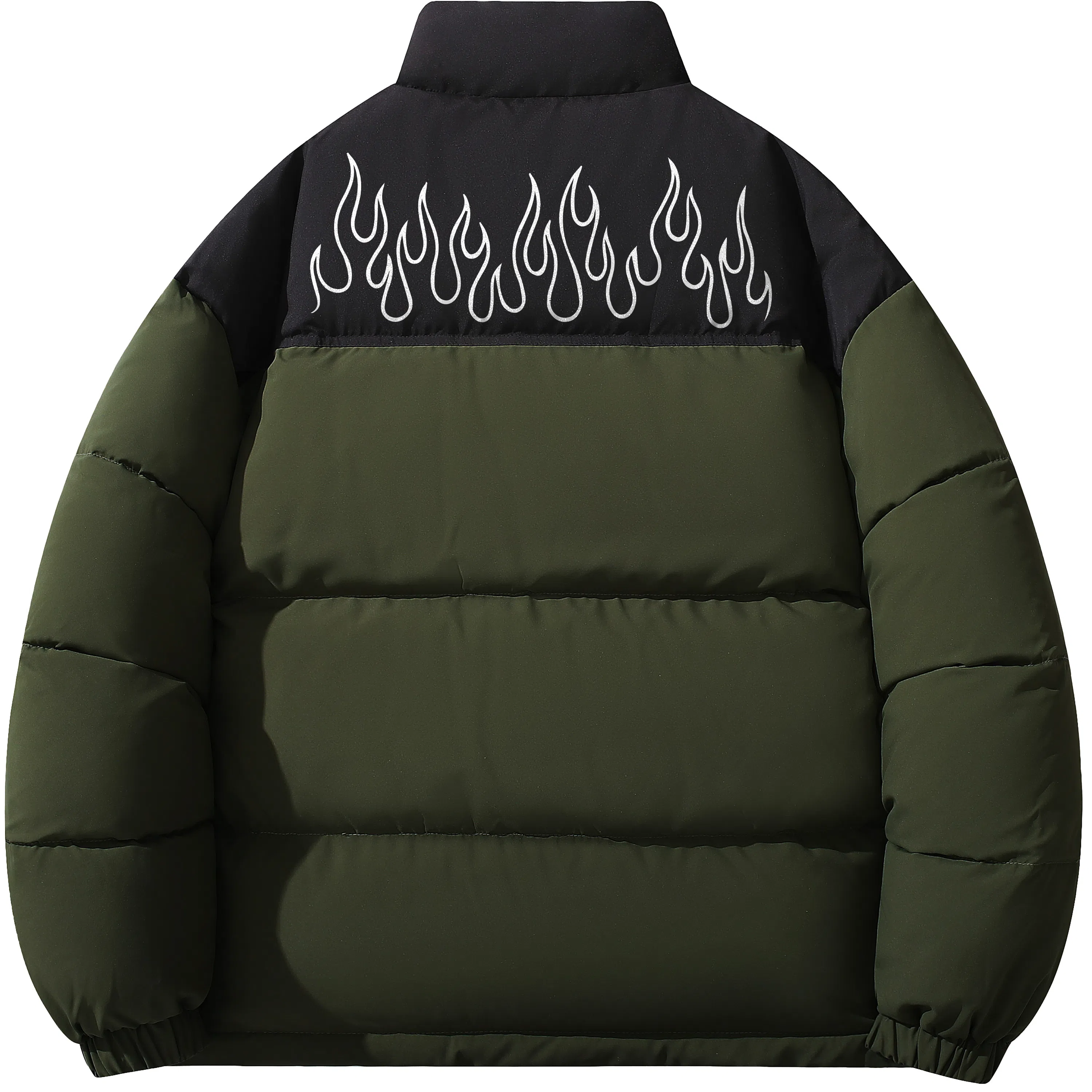 ROBINHOOD Flame Logo Down Jacket