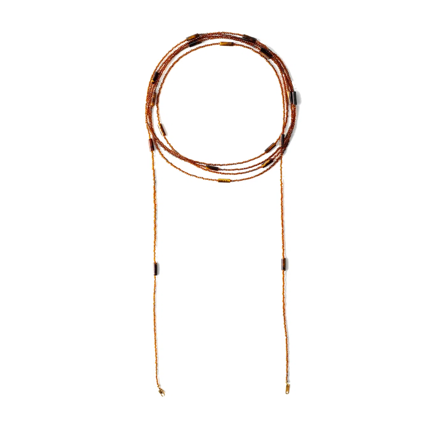 韵系 清冷氛围美拉德串珠 铜镀金 项链 女款