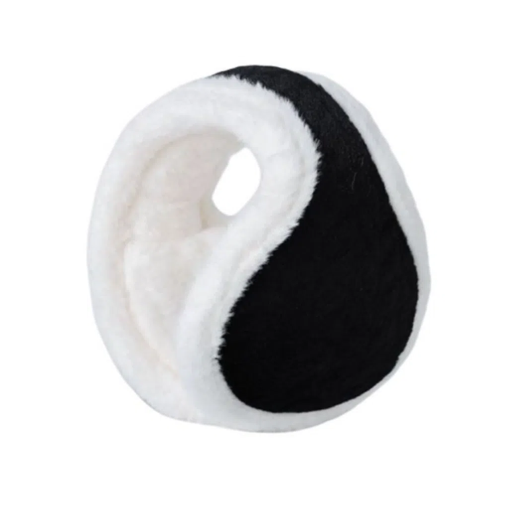 艾佳微 美拉德风毛绒可爱学生可折叠护耳耳套保暖防冻耳 仿兔毛 耳罩 男女同款情侣款