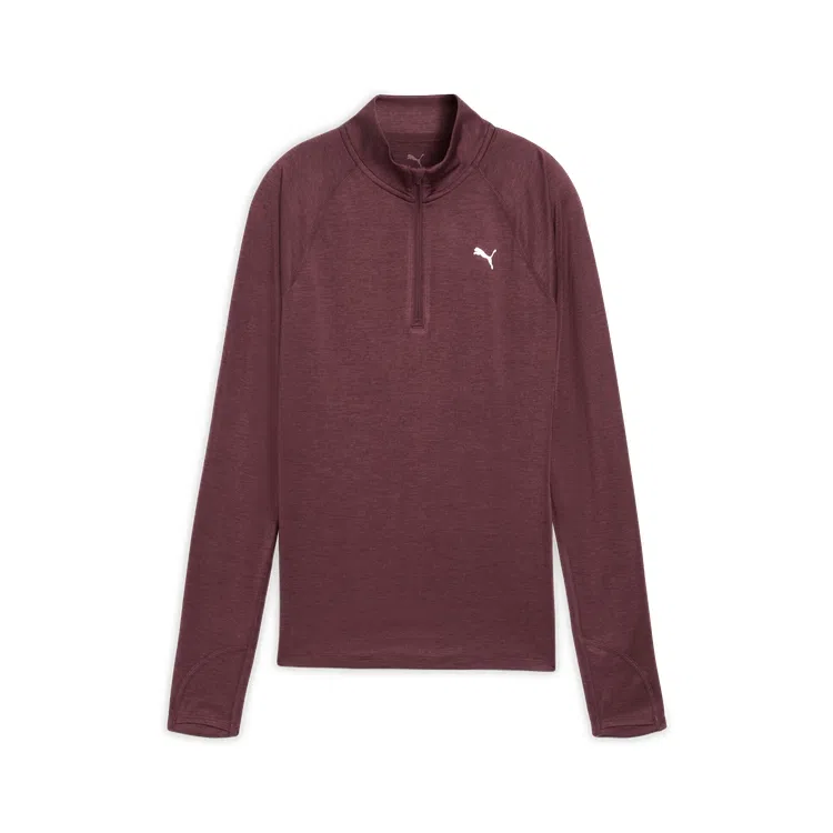 PUMA RUN VELOCITY CLOUDSPUN 14 ZIP logo T