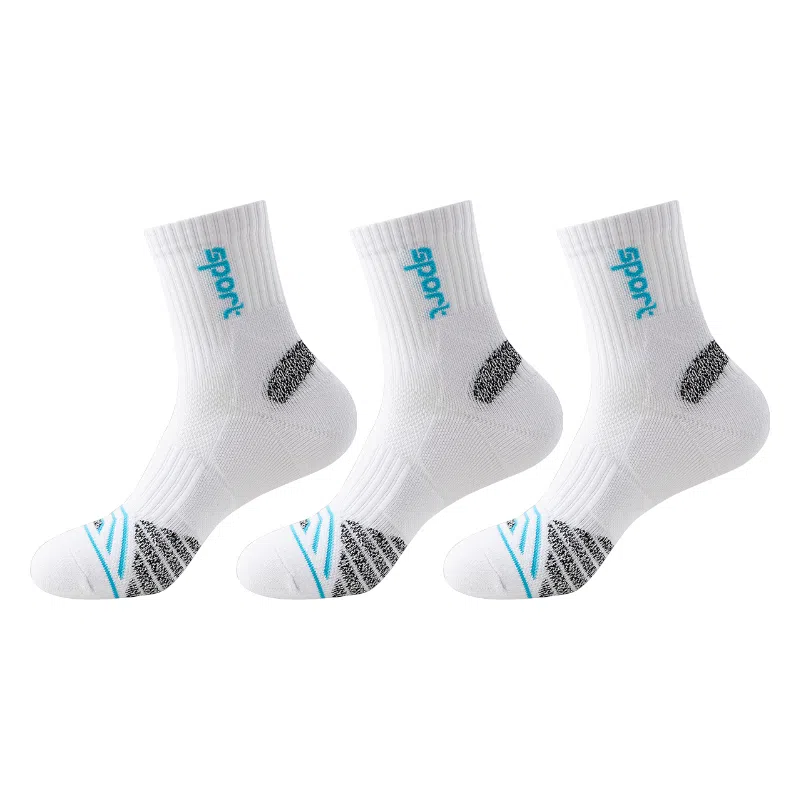 莫代尔 专业减震吸汗训练健身防滑舒适篮球袜 男款