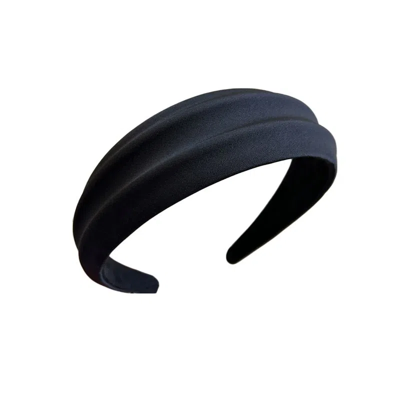 贯古今 美拉德缎面高颅顶新款高级感压发头饰百搭洗脸头箍显脸小发饰 布艺 发箍 女款