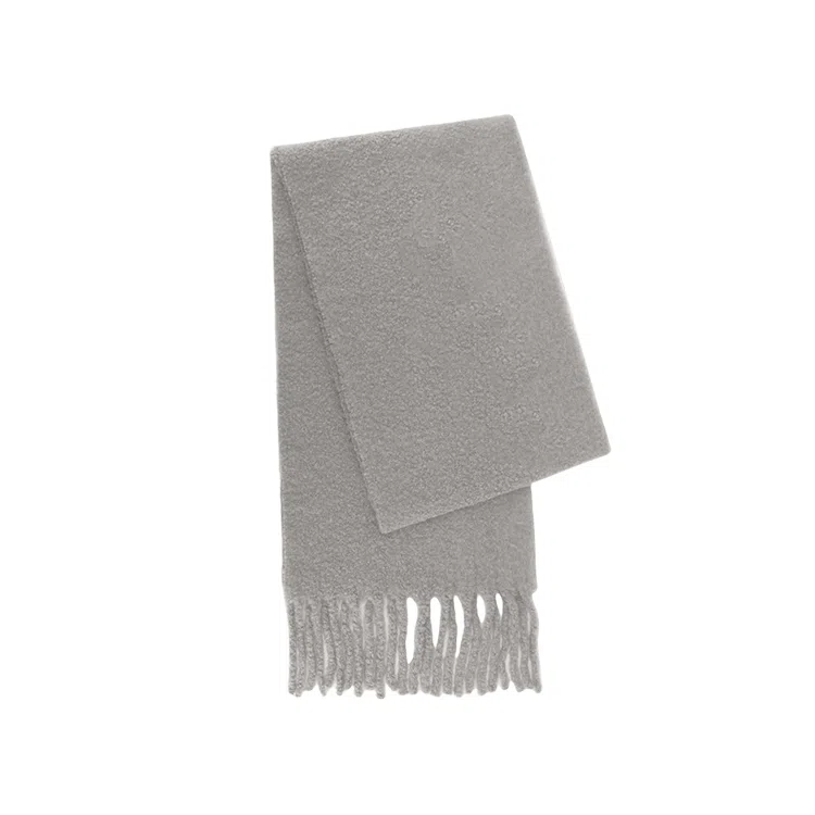 心水好物 舒适不扎脖蓬松保暖长款流苏 羊毛 绒线围巾 男女同款情侣款