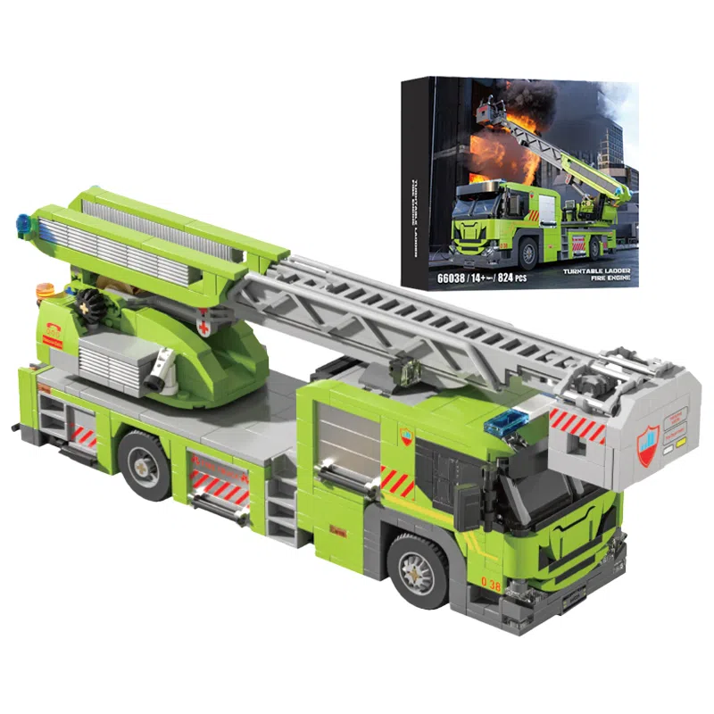 TURNTABLE LADDER FIRE ENGINE 824pcs YMXJM66038
