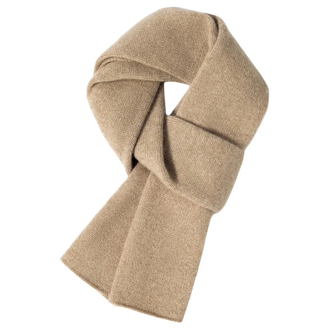 一米画纱 舒适柔软高级感平面嵌花亲肤暖糯保暖纯色针织外出防寒护颈 山羊绒 绒线围巾 男女同款情侣款