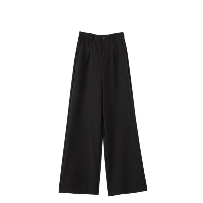 晚白 洋气宽松版型垂感亲肤面料休闲裤 女款