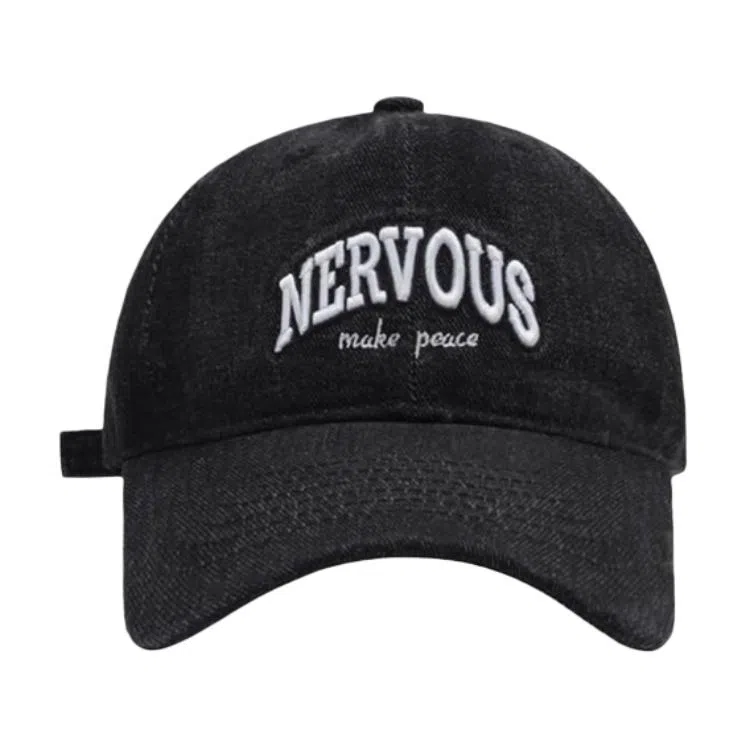 艾佳微 百搭休闲 牛仔布 棒球帽 男女同款情侣款