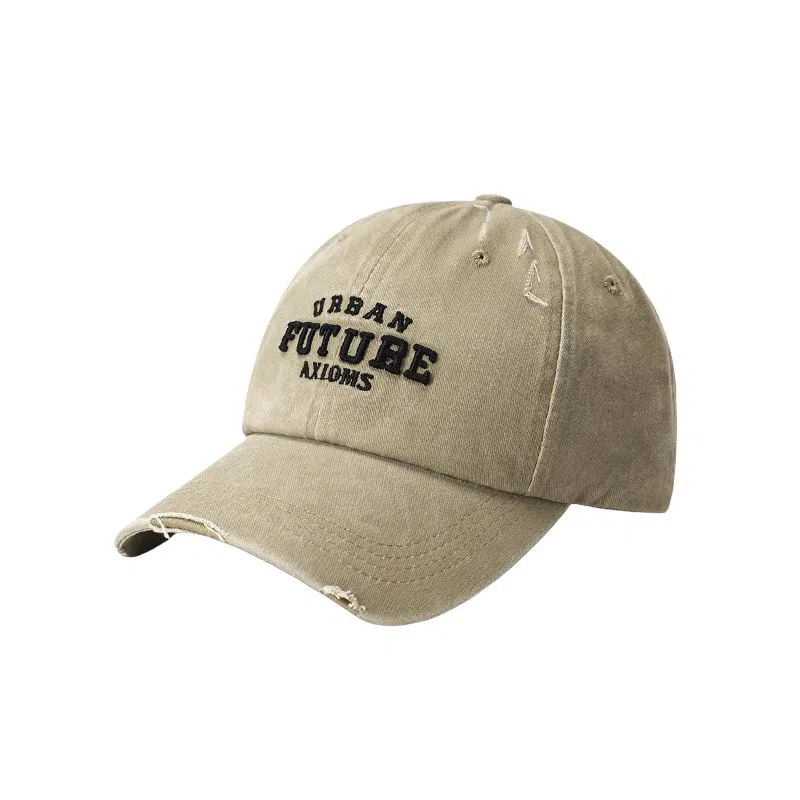 艾佳微 美式复古大头围显脸小百搭潮 棉 鸭舌帽 男女同款情侣款