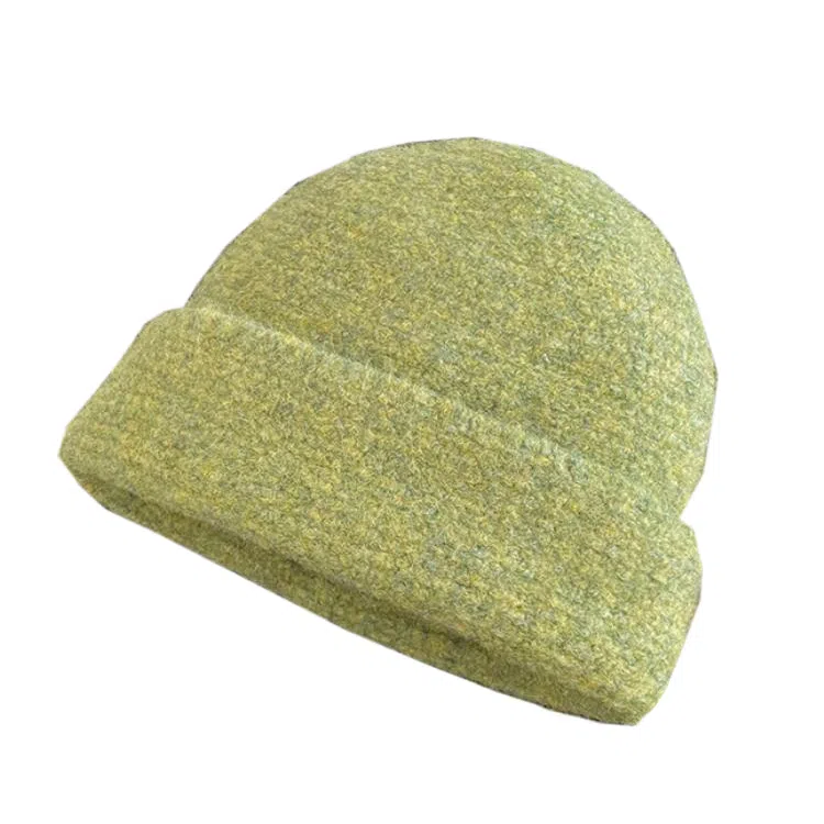 艾佳微 毛线堆堆帽大头围百搭休闲冷帽保暖帽子 腈纶 绒线帽 男女同款情侣款