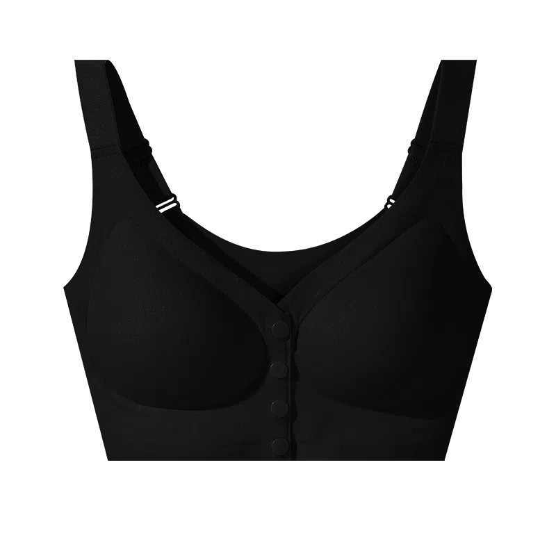 欧迪芬 亲肤舒适透气无痕提拉承托防下垂高弹自然聚拢无钢圈果冻软支撑背心式文胸 女款