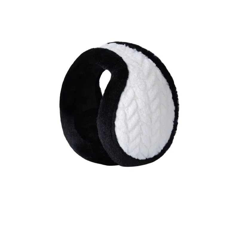 艾佳微 美拉德风毛绒可爱学生可折叠护耳耳套保暖防冻耳 仿兔毛 耳罩 男女同款情侣款