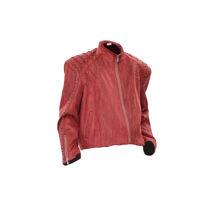 OPMY Studded Bomber Jacket