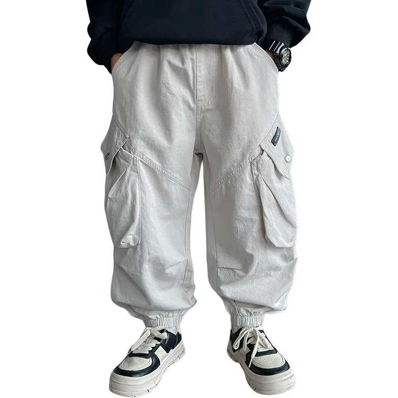 黑恐龙牛仔裤 舒适中大童秋季酷