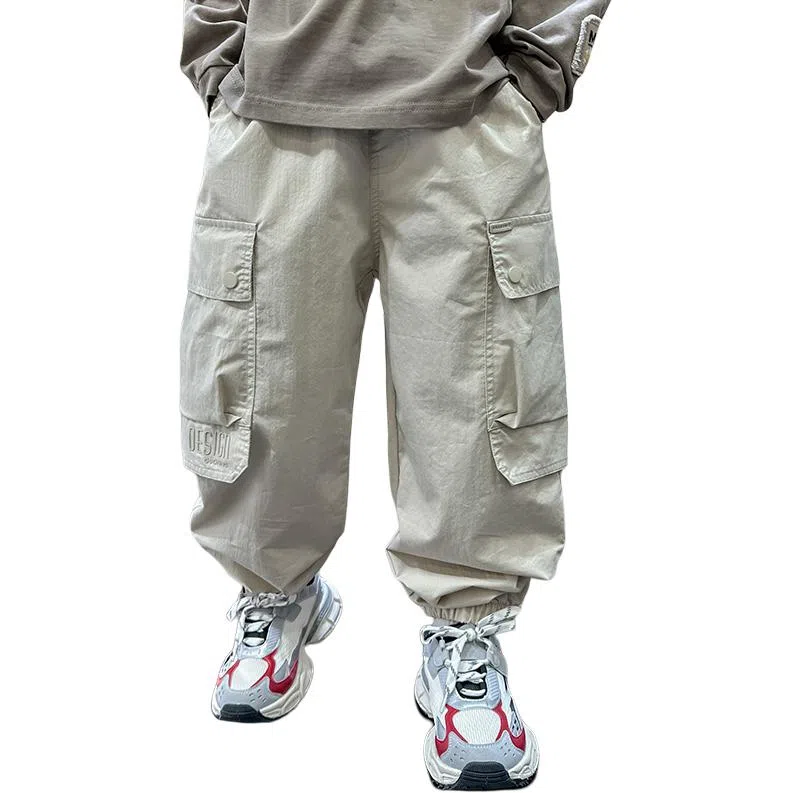 黑恐龙牛仔裤 工装秋装炸街休闲长裤 青少年