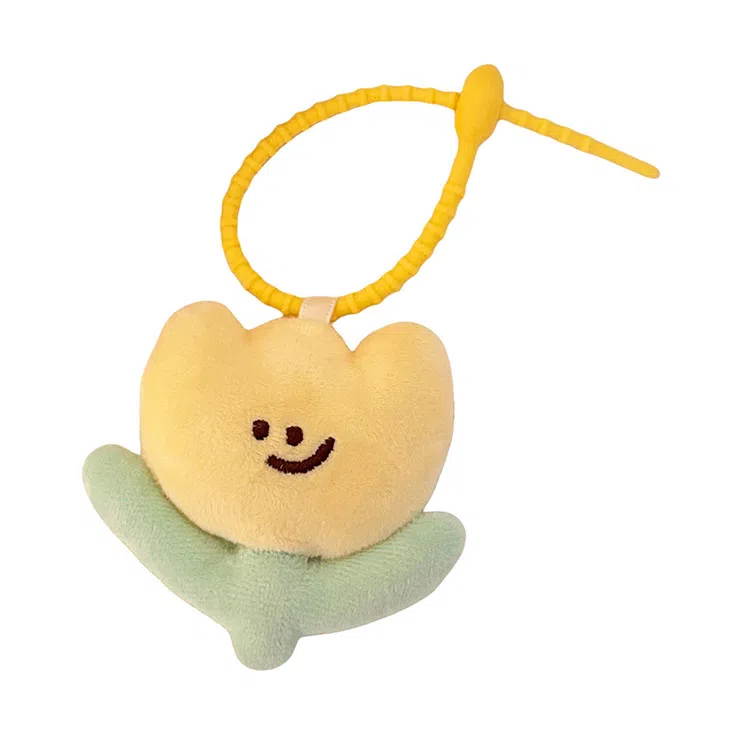 Meng Xiao Zai Ugly Cute Tulip Keychain Plush Charm