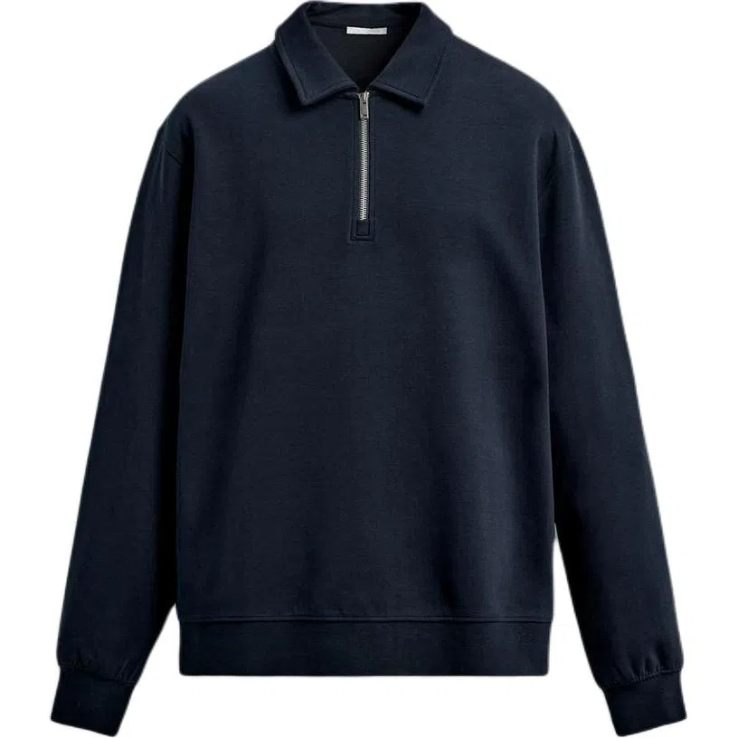 ZARA INTERLOCK Polo
