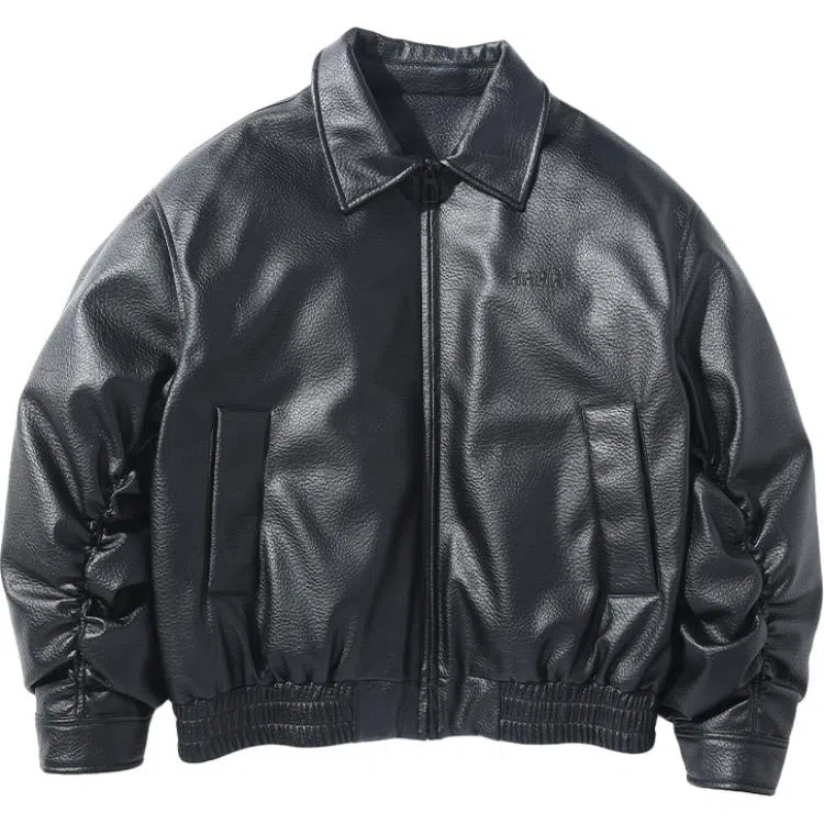 希越 美式复古痞帅机车风羽绒服 男款