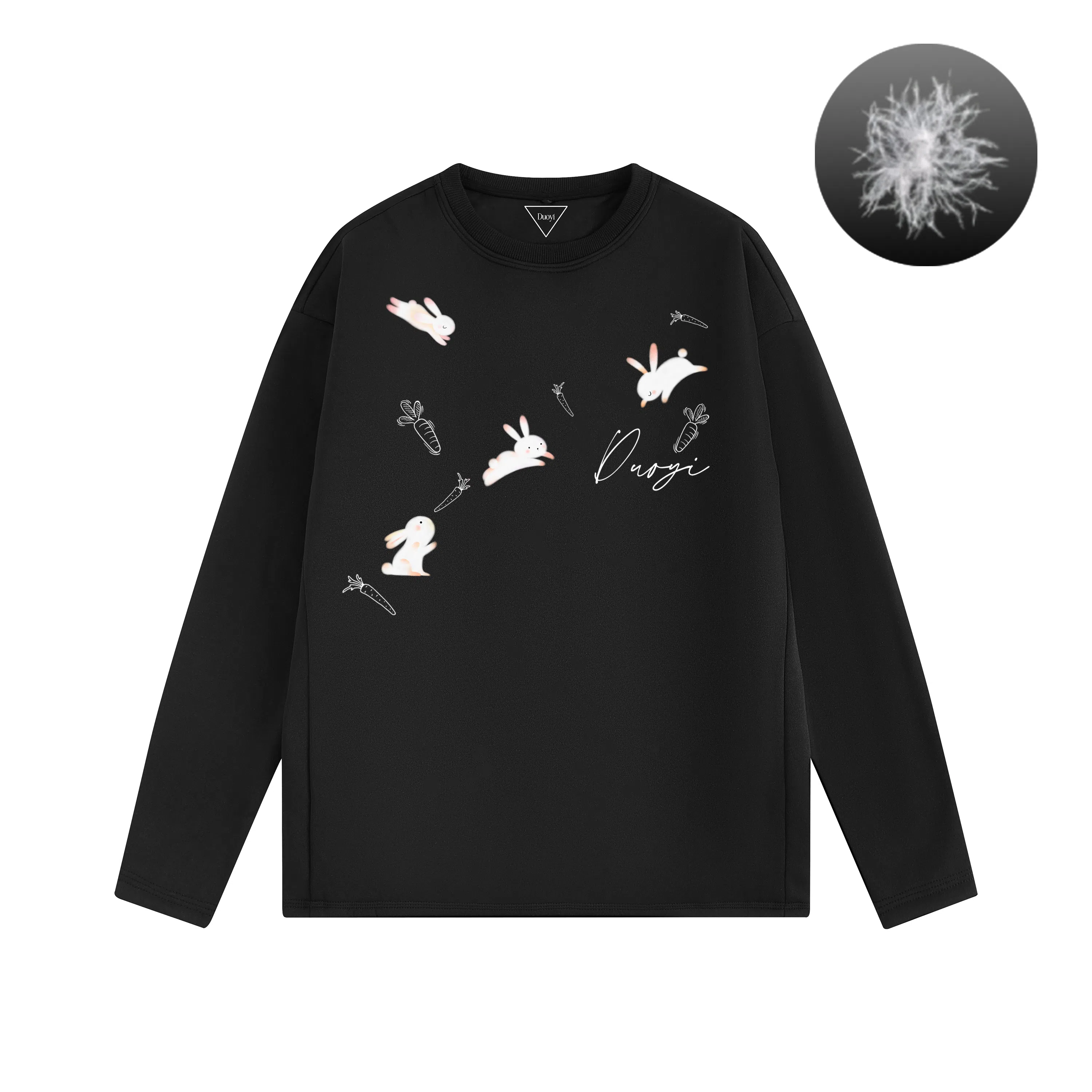 Duoyi 90 White Duck Down Long Sleeve T-Shirt
