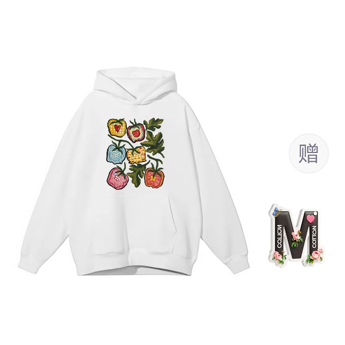 棉购 潮流美式宽松小个子复古连帽上衣外套卫衣 女款