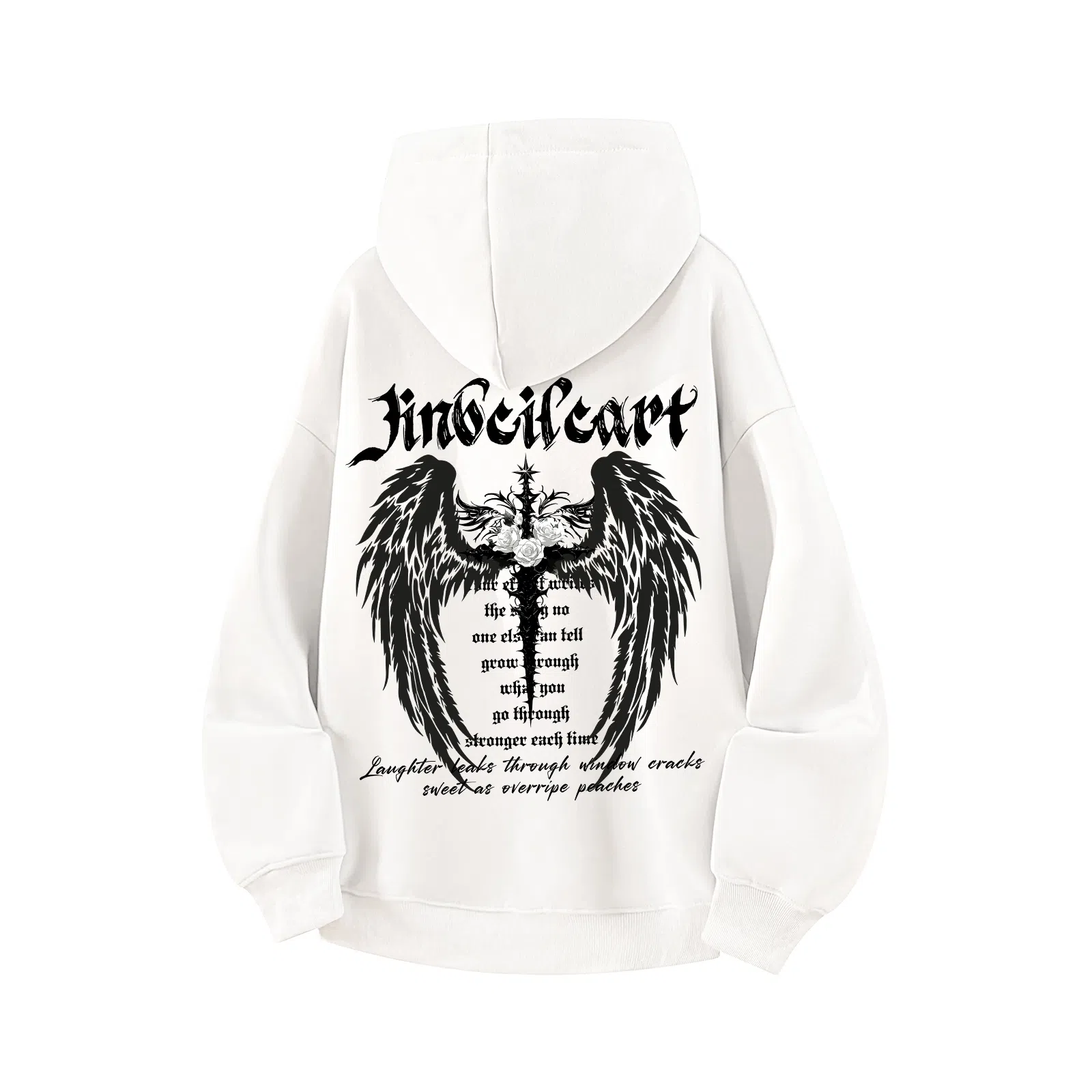 Kinbelle Hoodie Wings Logo